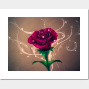 Magic rose Posters and Art
